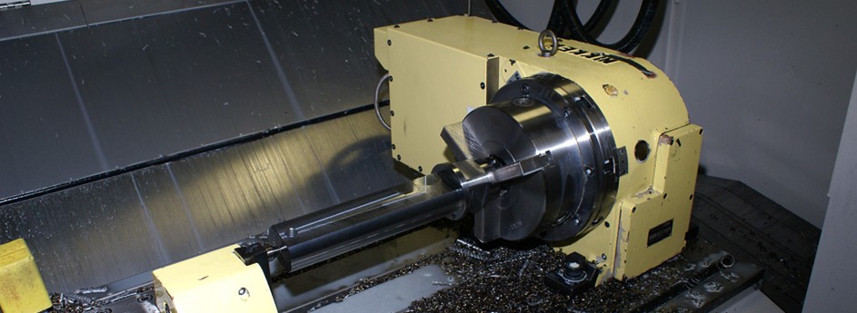 CNC fræsning m. 4 aksler i Bearbejdningscenter